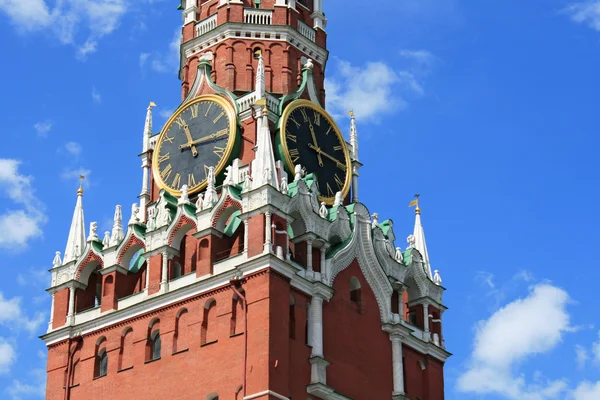 Torre del reloj del Kremlin de Moscú — Foto de Stock