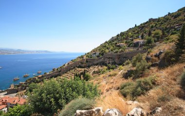 Alanya Kale duvarı, Türkiye