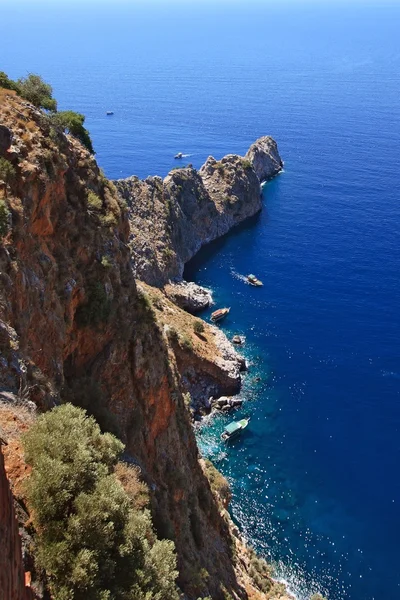 Rocas en el mar, Alanya — Foto de Stock
