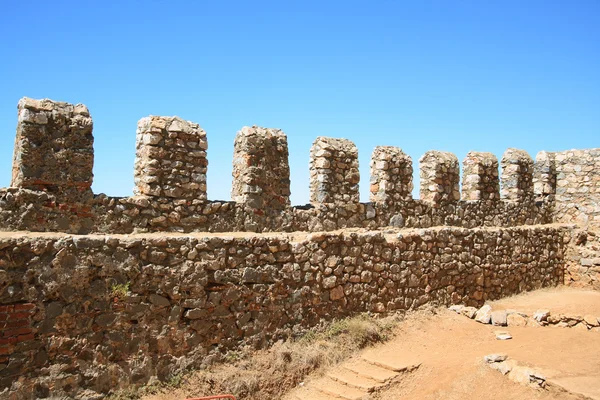 アラニヤにある要塞の壁のクローズ アップ — ストック写真