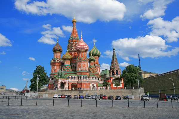 St. Basil's Cathedral op het Rode plein — Stockfoto