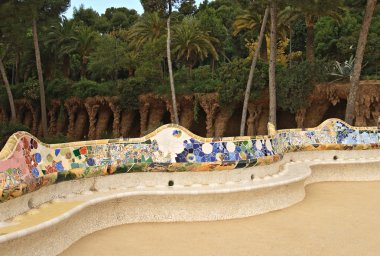 parc guell, seramik tezgah