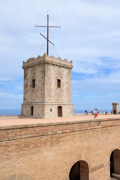 Castelo de Montjuic, Barcelona — Fotografia de Stock