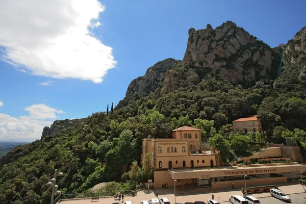 Stazione di Montserrat cremallera (funicolare) — Foto Stock