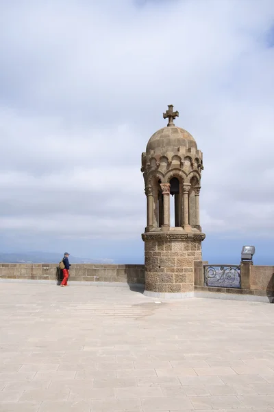 Détails de l'église sur la montagne Tibidabo, Barcelone — Photo