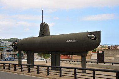 tibidabo Dağı Barcelona yakınındaki eski denizaltı