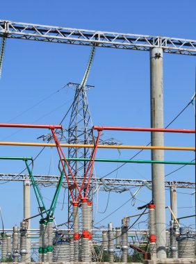 Elektrik yüksek gerilim Trafo Merkezi