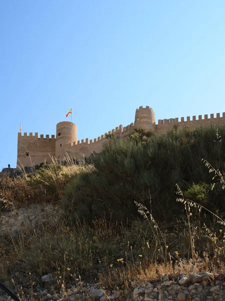 Španělský hrad castalla, alicante — Stock fotografie