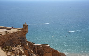 Santa barbara kale Alicante, İspanya