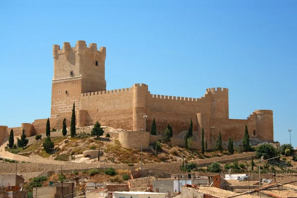 Villena Castle in Costa Blanca Alicante Spain. — Stock Photo, Image