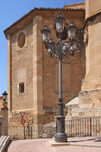 Detalles de la Iglesia de la Asunción en Biar, Alicante, España . — Foto de Stock