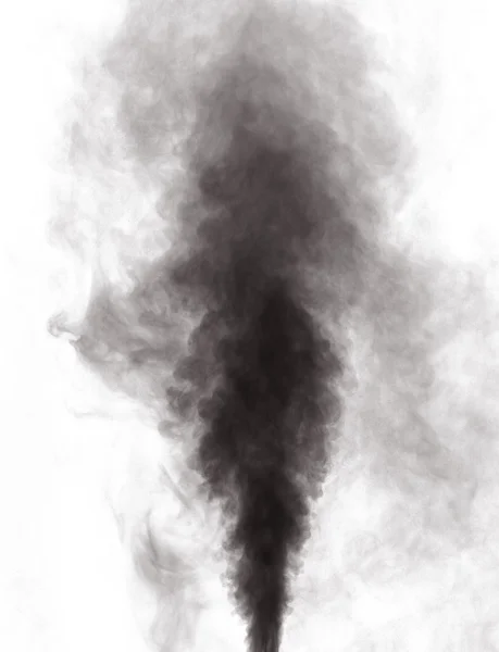 Schwarzer Rauch — Stockfoto