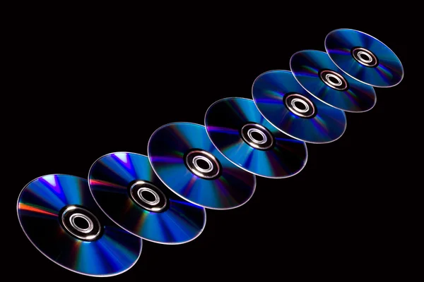 Létající disk CD-ROM — Stock fotografie