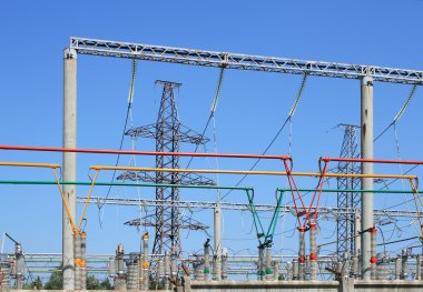Elektrik yüksek gerilim Trafo Merkezi