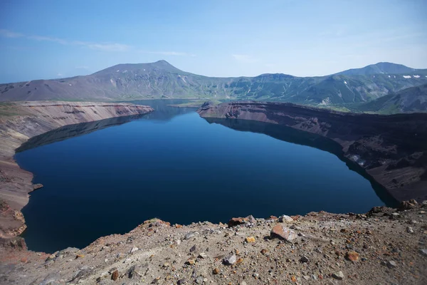 Ksudach Também Conhecido Como Vulcão Vonyuchy Khrebet Estratovulcão Sul Kamchatka — Fotografia de Stock