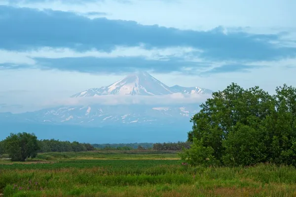 カムチャツカ ロシアの典型的な風景 — ストック写真