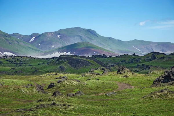 Champ Lave Sud Stratovolcan Vilyuchinsky Vilyuchik Dans Partie Sud Péninsule — Photo