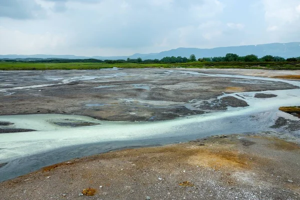 Uzon Est Une Caldeira Volcanique Sur Située Dans Partie Orientale — Photo