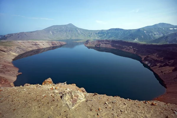 Ksudach Também Conhecido Como Vulcão Vonyuchy Khrebet Estratovulcão Sul Kamchatka — Fotografia de Stock