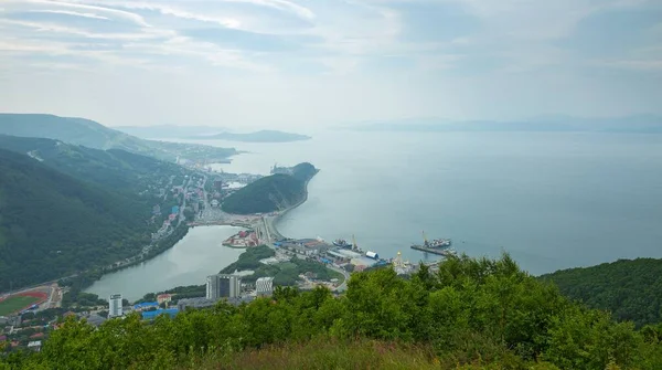 Тихоокеанский Берег Петропавловске Камчатском Камчатка Россия — стоковое фото