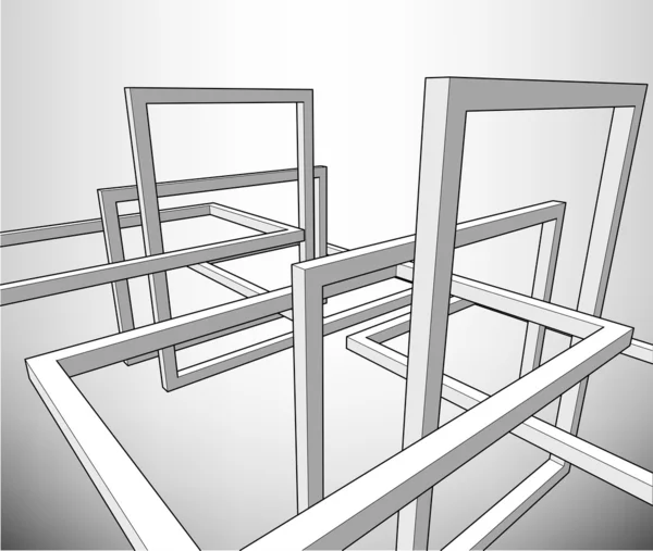 Zwarte achtergrond — Stockvector