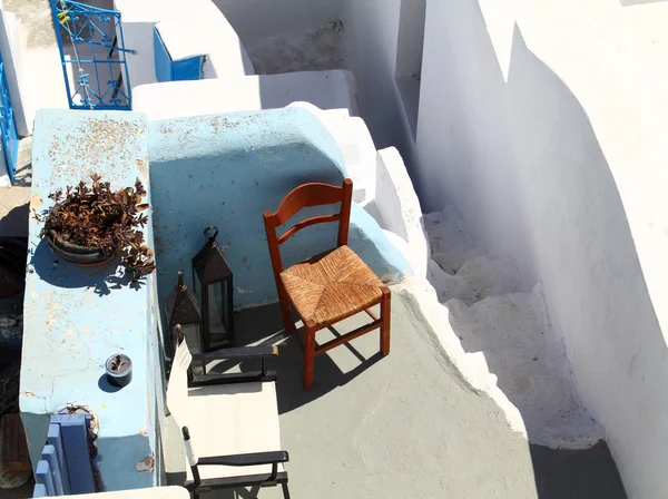 Два стільці на терасі — стокове фото