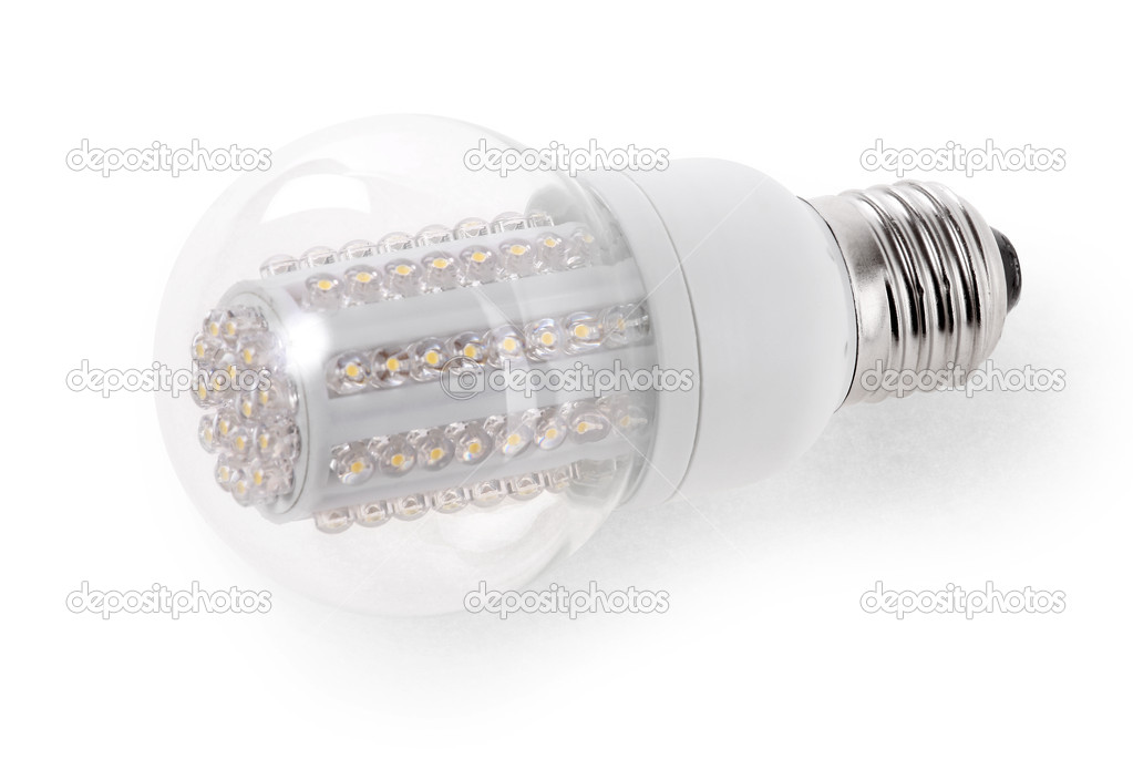 LED Bulb isolated on white background