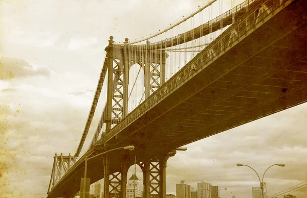 Híd, new york city, USA. — Stock Fotó