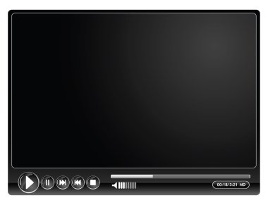 medya video siyah oyuncu