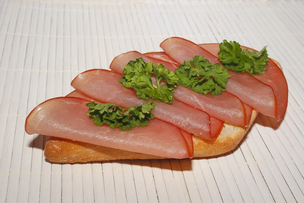 Ham Snack — Stockfoto