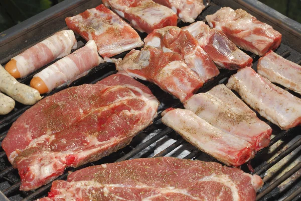 Grill mięsa — Zdjęcie stockowe