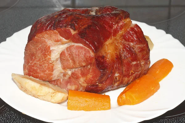 烤腌的猪肉 — 图库照片