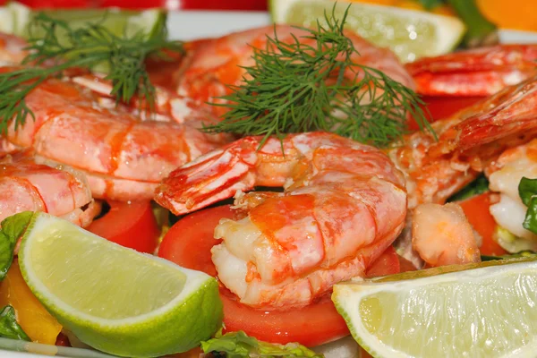 Fried prawns — Stock Photo, Image