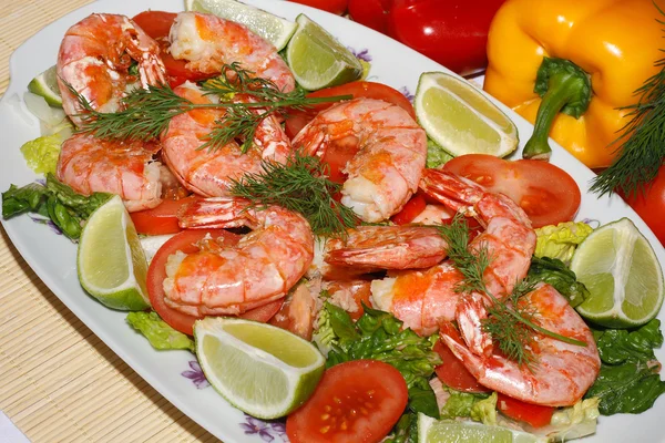 Gambas fritas — Foto de Stock