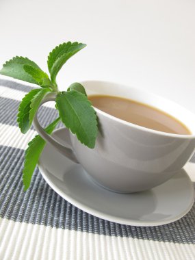 Café au lait with stevia