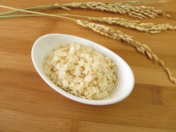 Rice flakes — Stock Photo, Image