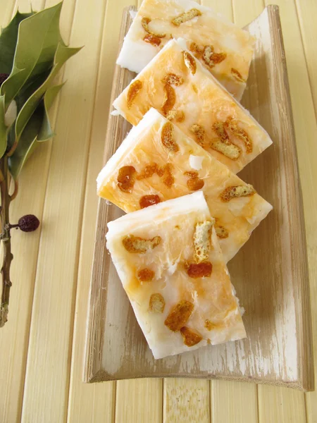 Homemade orange soap — Stock Photo, Image