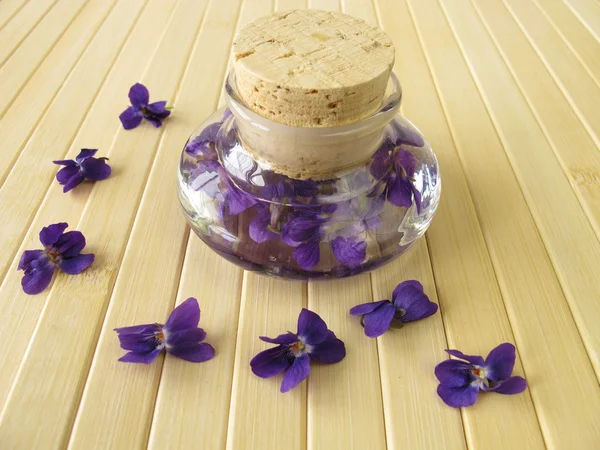 Perfume de violetas — Fotografia de Stock