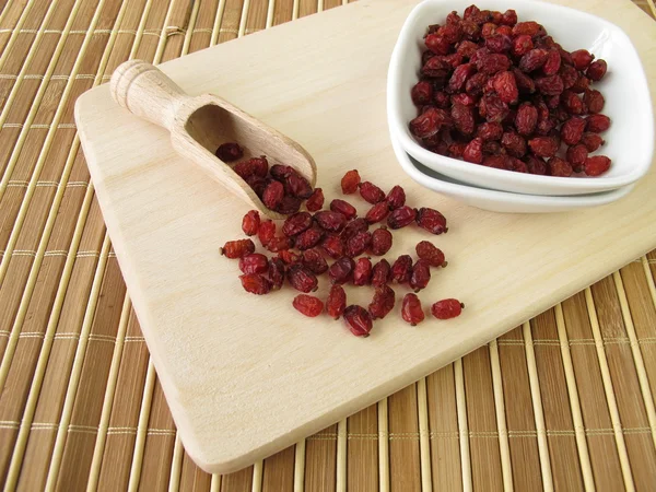 干的 barberries — 图库照片