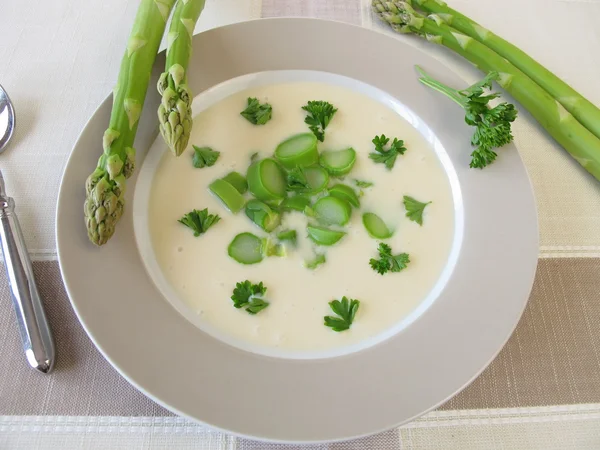 Sopa de espargos — Fotografia de Stock