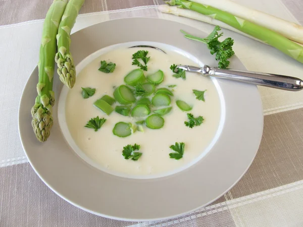 Zuppa di asparagi — Foto Stock