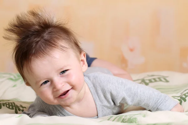 Mohawk hairstyle for baby — Stock Photo, Image