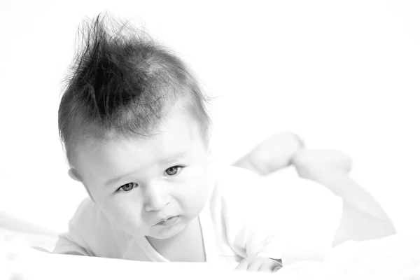 Gaya rambut Mohawk untuk bayi — Stok Foto