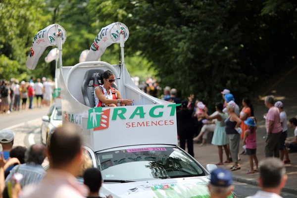 Reklám karaván a Tour de France 2013 — Stock Fotó