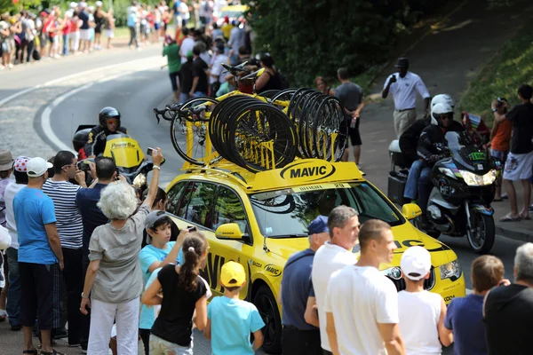 Reklám karaván a Tour de France 2013 — Stock Fotó