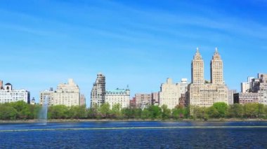 Central park ve manhattan panorama