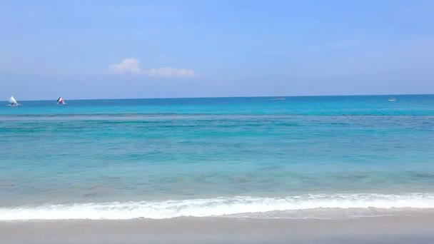Tropik plaj — Stok video