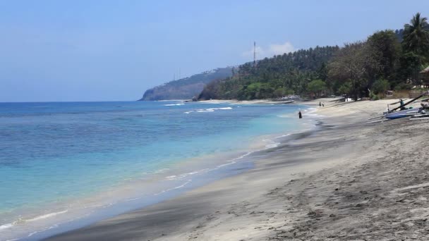 Senggigi beach — Stockvideo