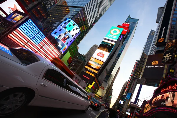 Times Square traffic — Stock Photo, Image