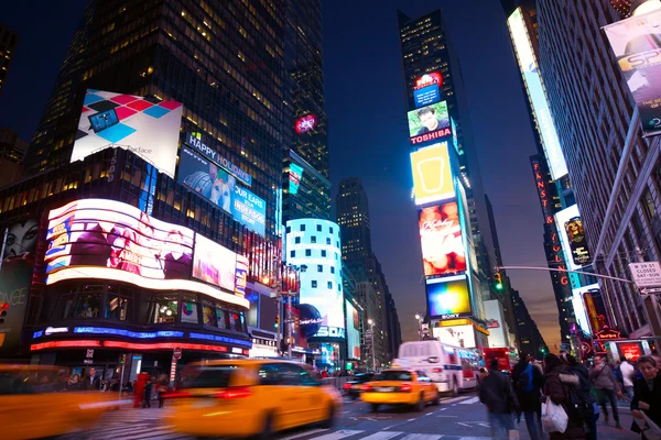 Times Square lotado — Fotografia de Stock